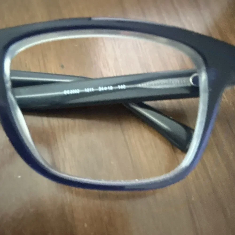 LensCrafters EC2002 Blue Rectangular Full Rim Plastic Eyeglass Frames 54-18-140